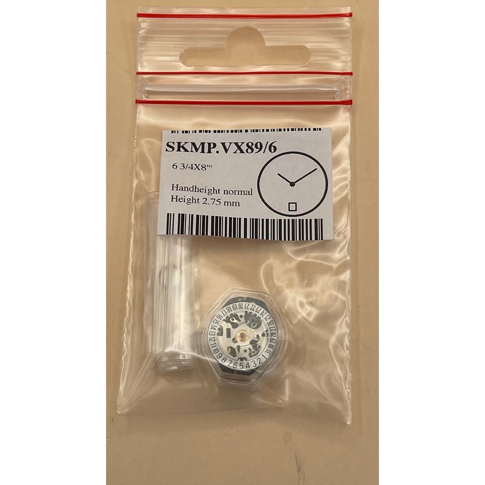 Seiko Epson VX89 Quartz Watch Movement Date At 6 New